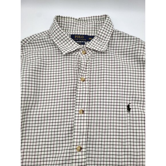 Polo Ralph Lauren Other - POLO Ralph Lauren Slim Fit  XXL Men's Checked Long Sleeve Dress Shirt Preppy